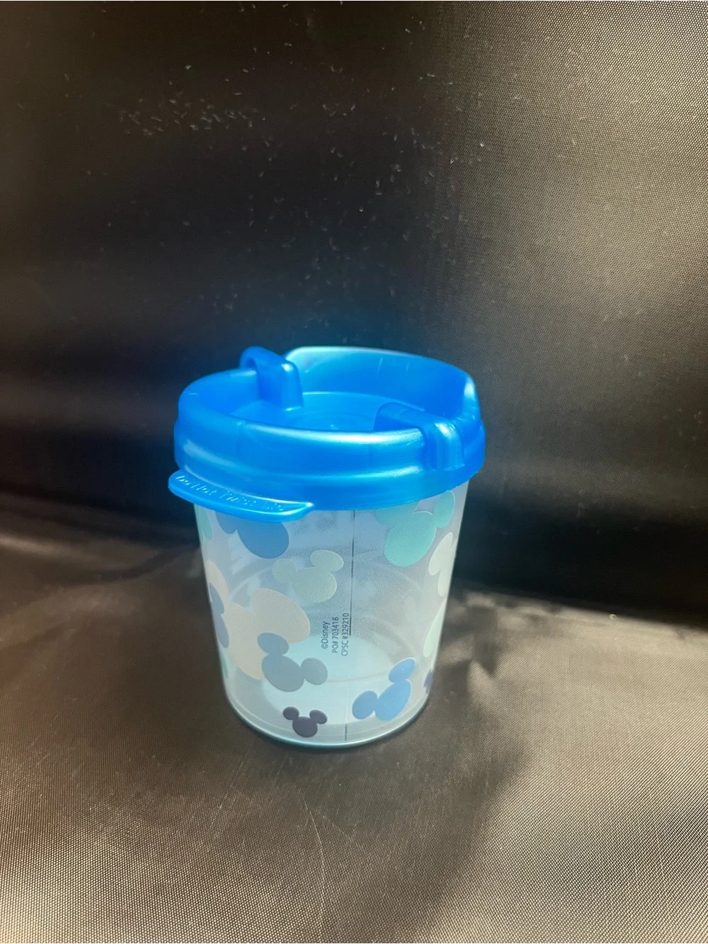 Disney On Ice Souvenir Sipper Cup with Blue Lid – Reusable Collectible Drink Cup